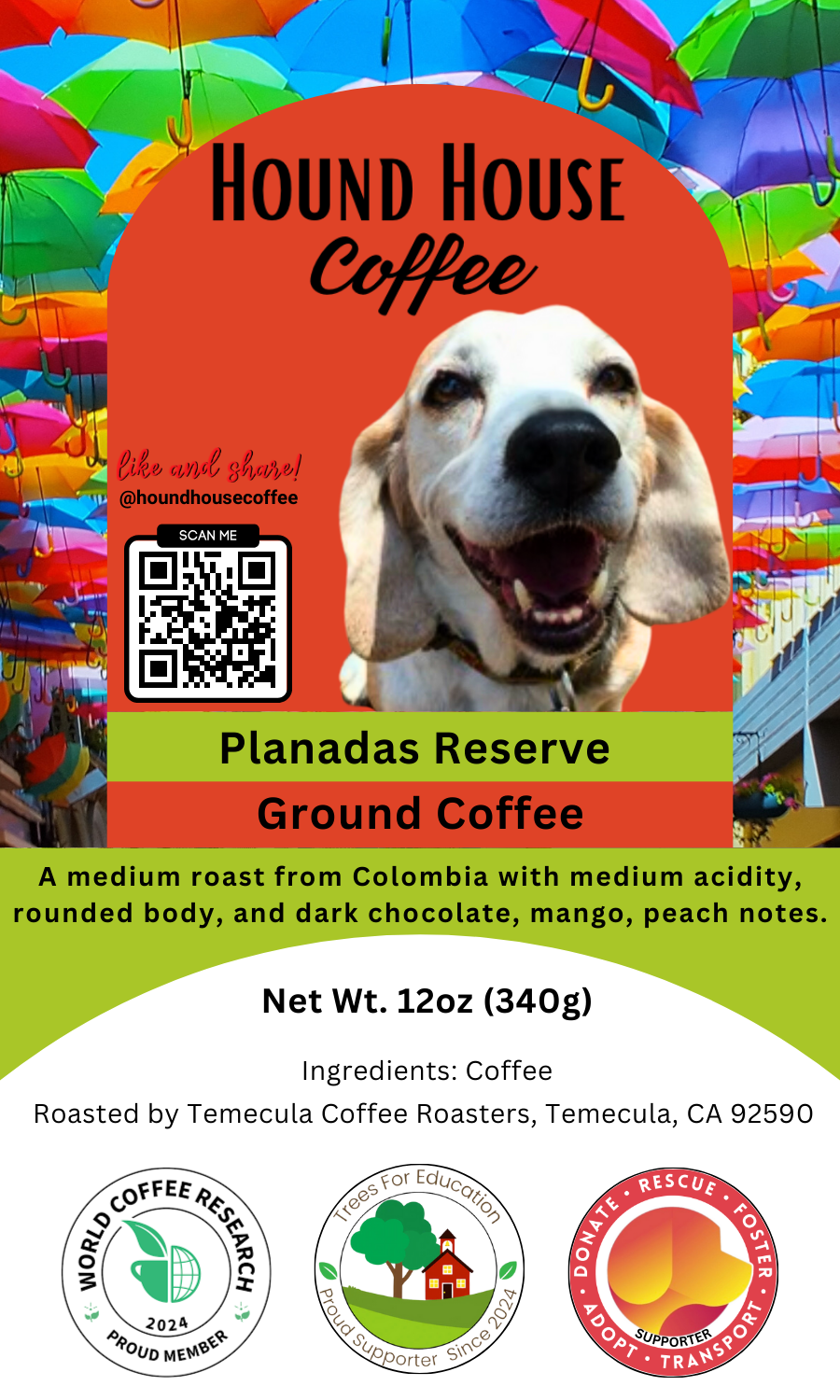 Planadas Reserve  (Colombia) (Medium Roast)