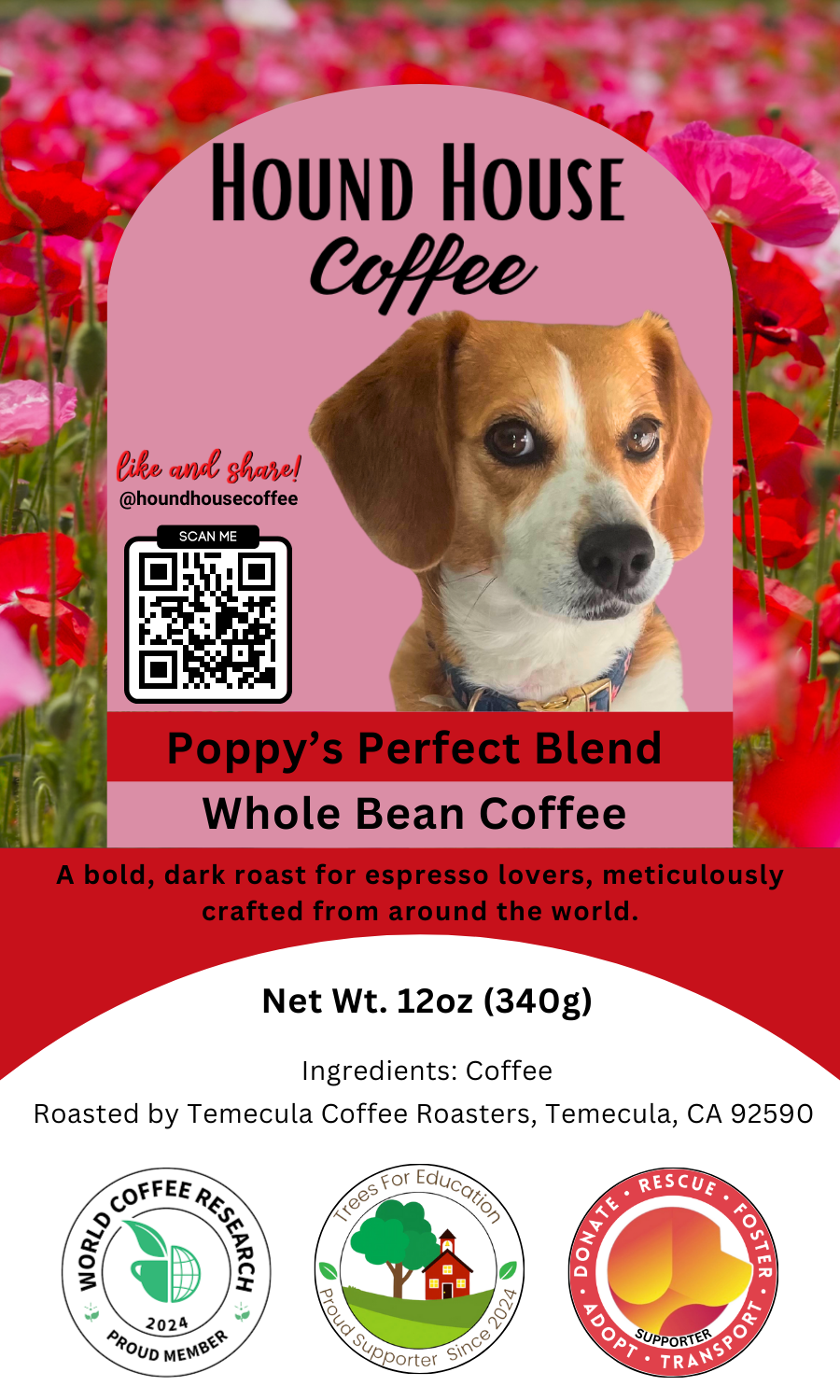 Poppy's Perfect Blend  (Dark Roast)