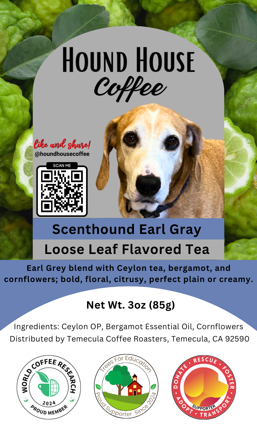 Scenthound Earl Gray Loose Leaf Flavored Tea