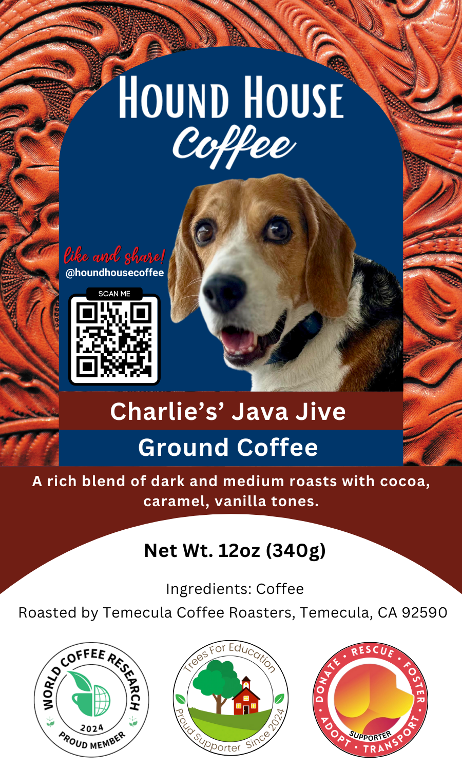 Charlie's Java Jive (Medium-Dark Roast)