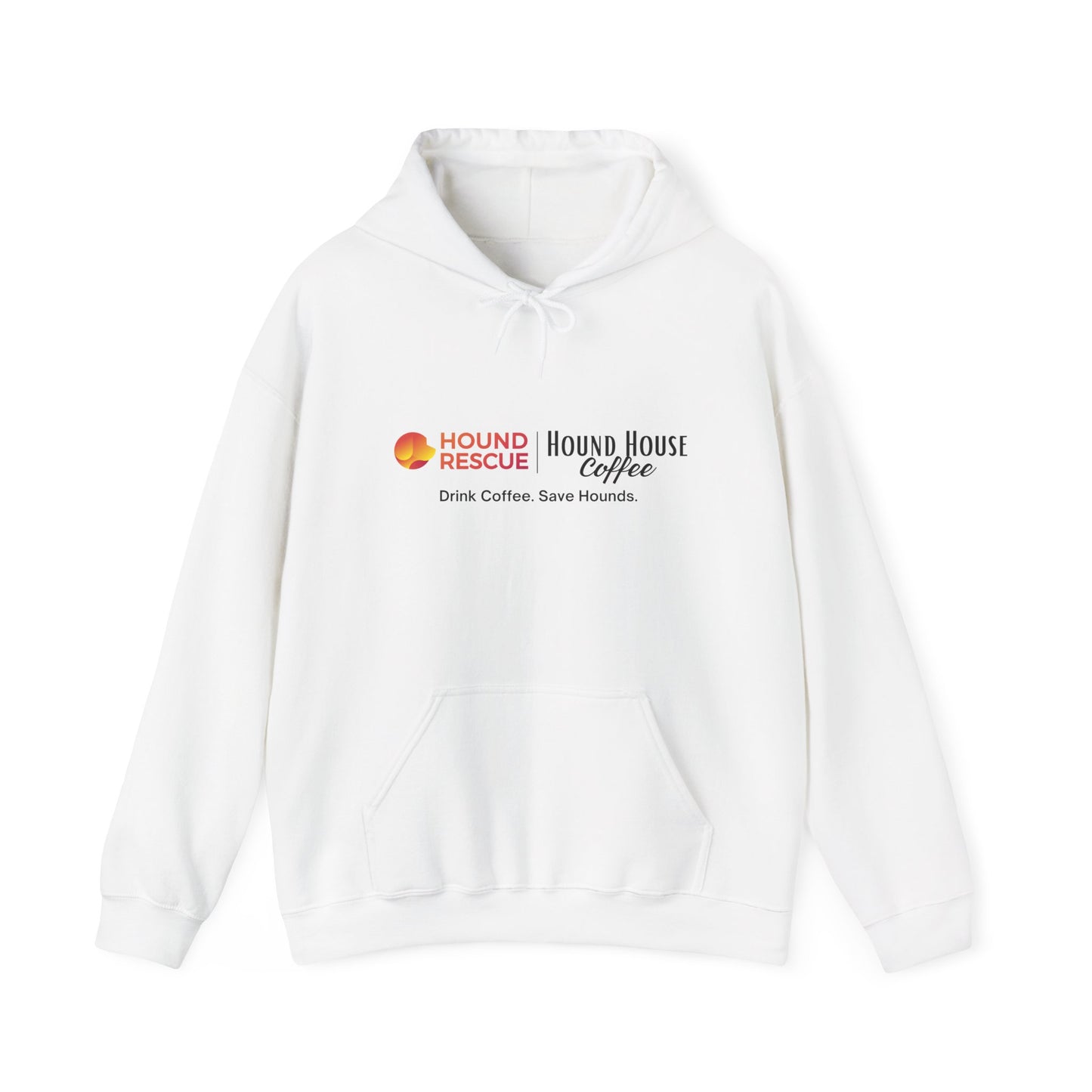 Hound Rescue X Hound House Coffee Unisex Heavy Blend™ Hooded Sweatshirt
