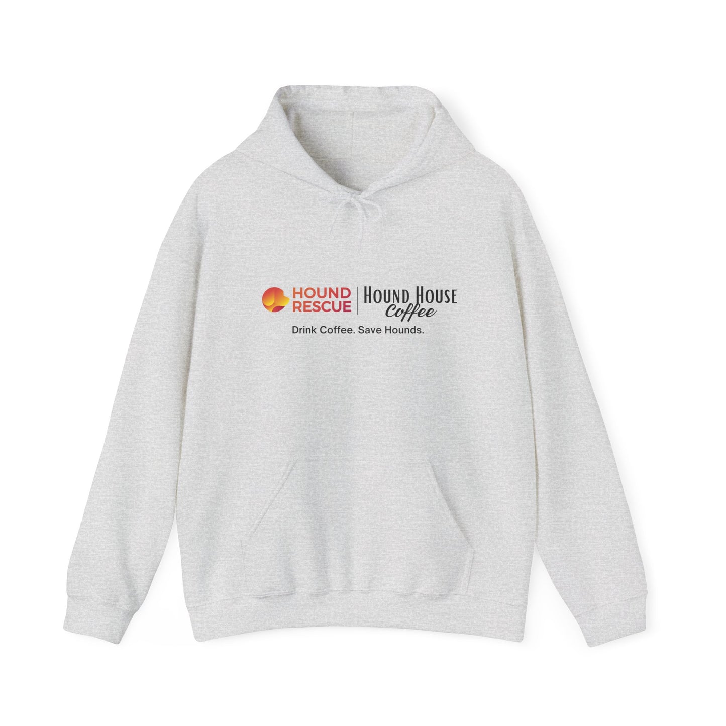 Hound Rescue X Hound House Coffee Unisex Heavy Blend™ Hooded Sweatshirt