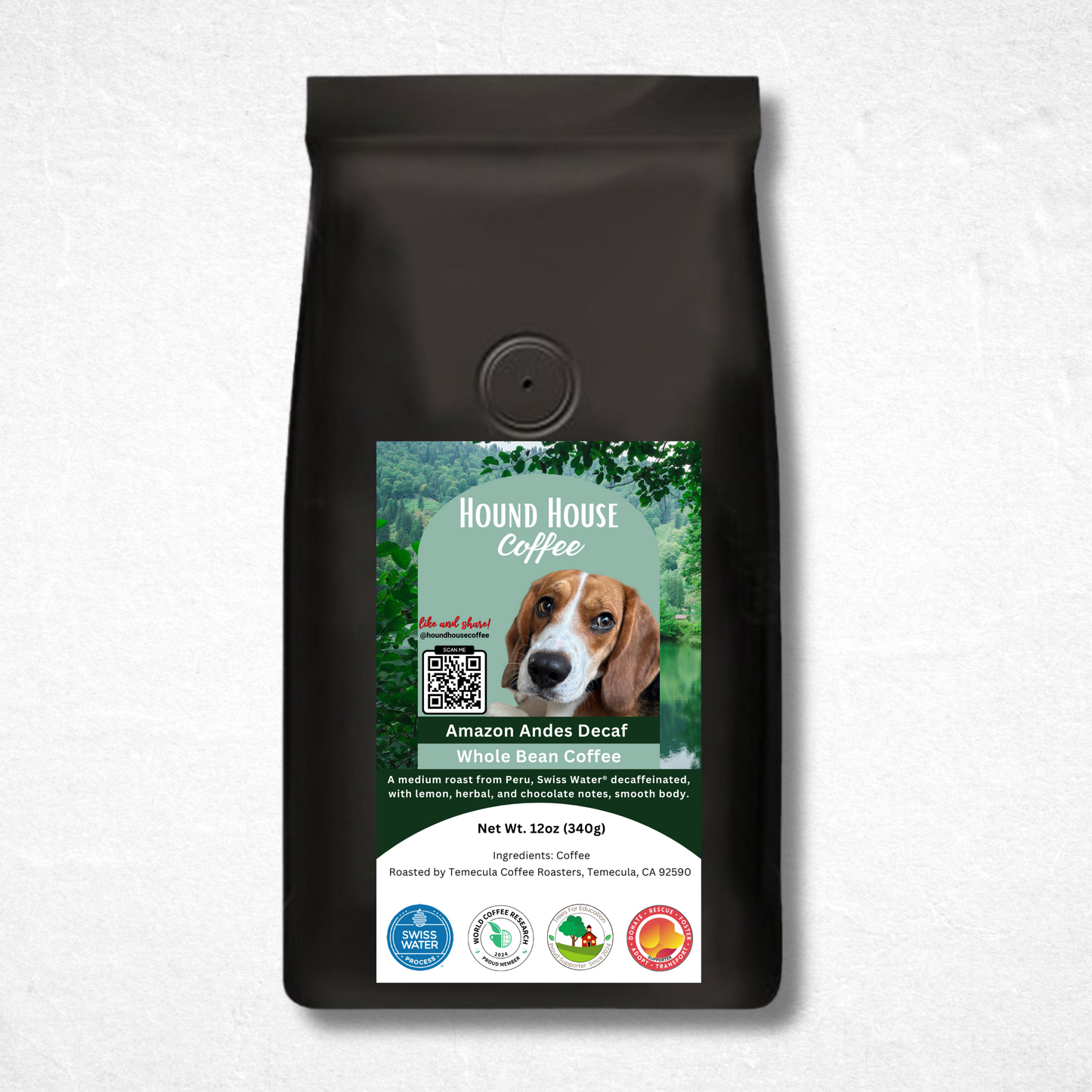 Amazon Andes Decaf (Swiss Water® Process) (Single-Origin Peru) (Decaf)