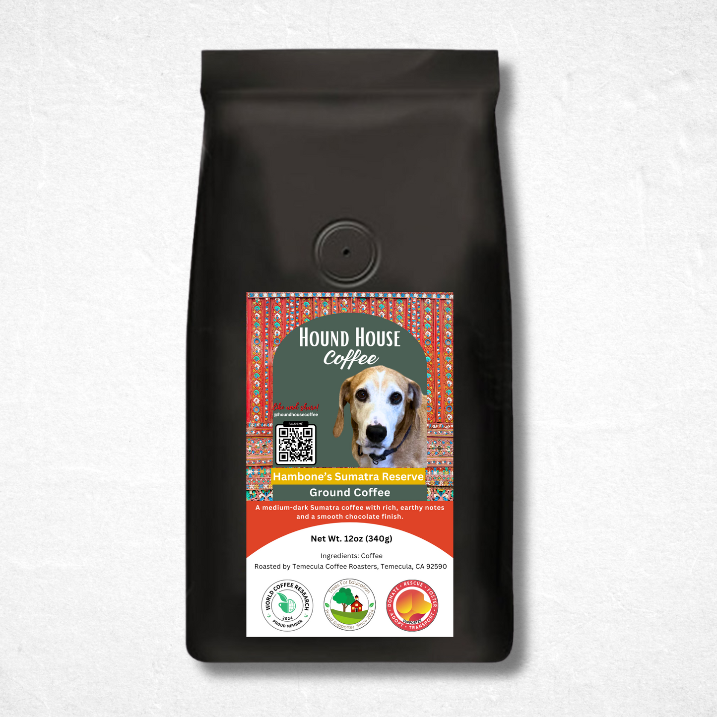 Hambone's Sumatra Reserve (Medium-Dark Roast) (Single-Origin)