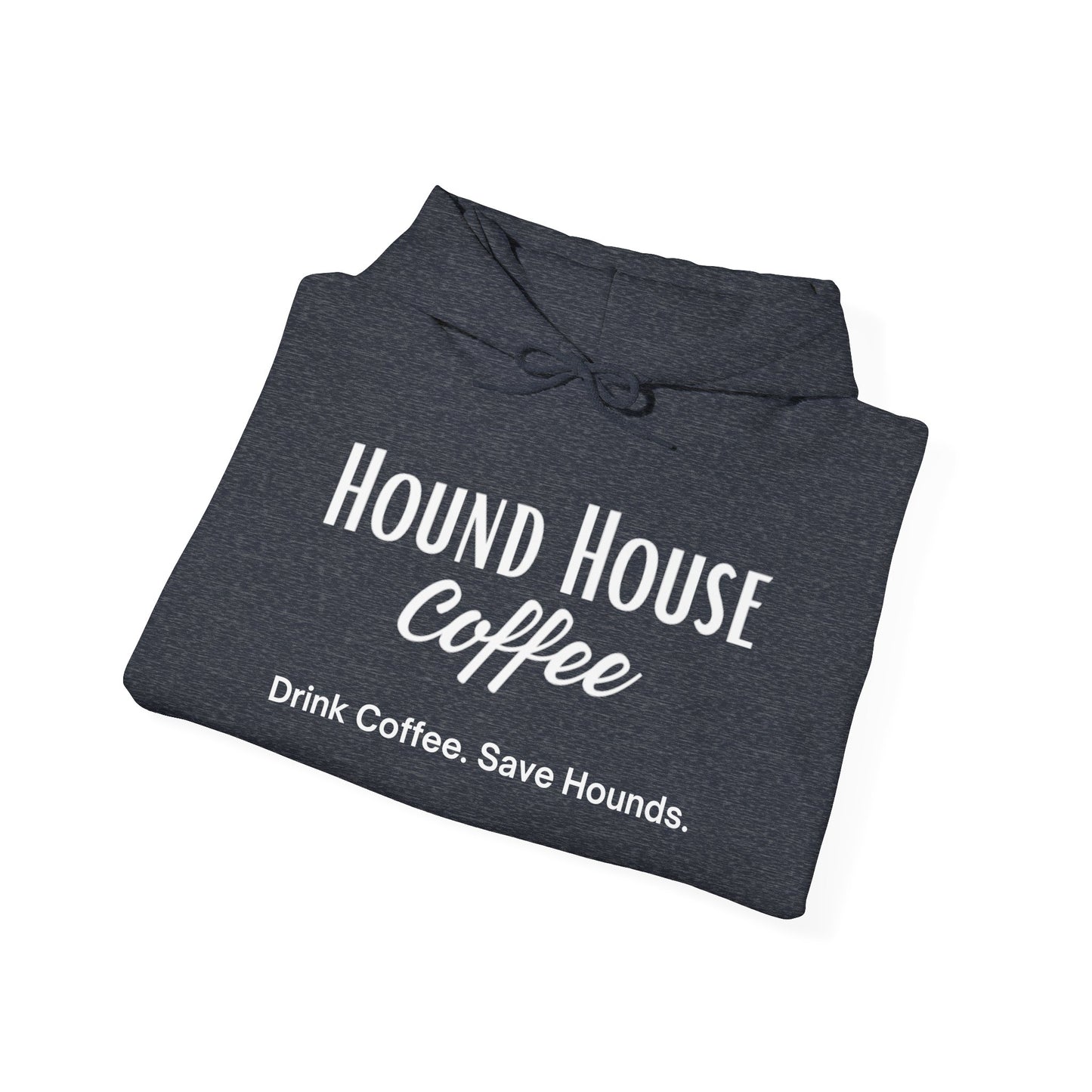 Hound House Coffee Unisex Hooded Sweatshirt: Cozy Up and Show Your Love for Hounds