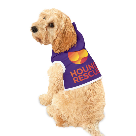 Hound Rescue Pet Hoodie (Purple)