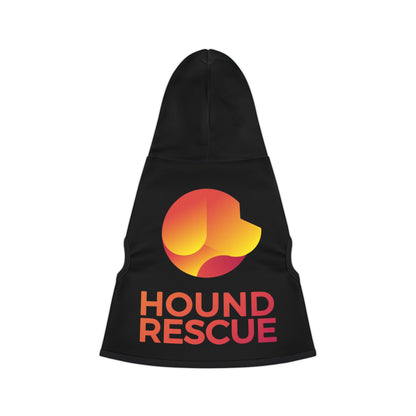 Hound Rescue Pet Hoodie (Black)