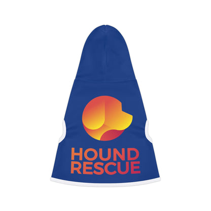 Hound Rescue Pet Hoodie (Royal Blue)