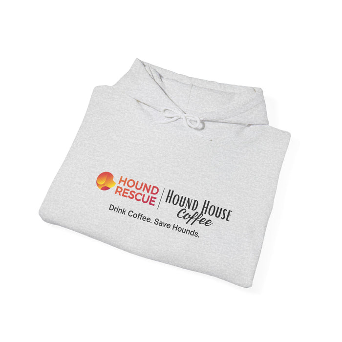 Hound Rescue X Hound House Coffee Unisex Heavy Blend™ Hooded Sweatshirt