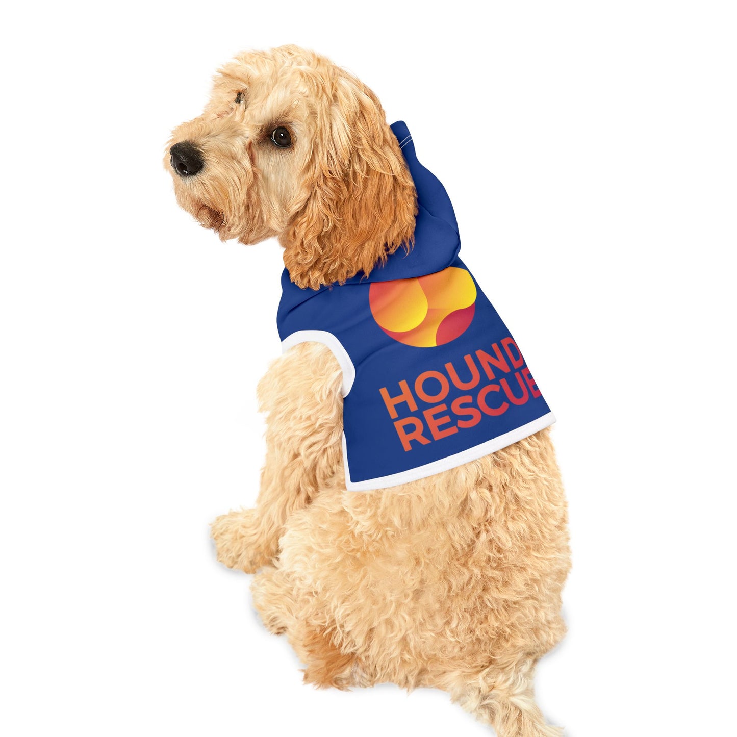 Hound Rescue Pet Hoodie (Royal Blue)