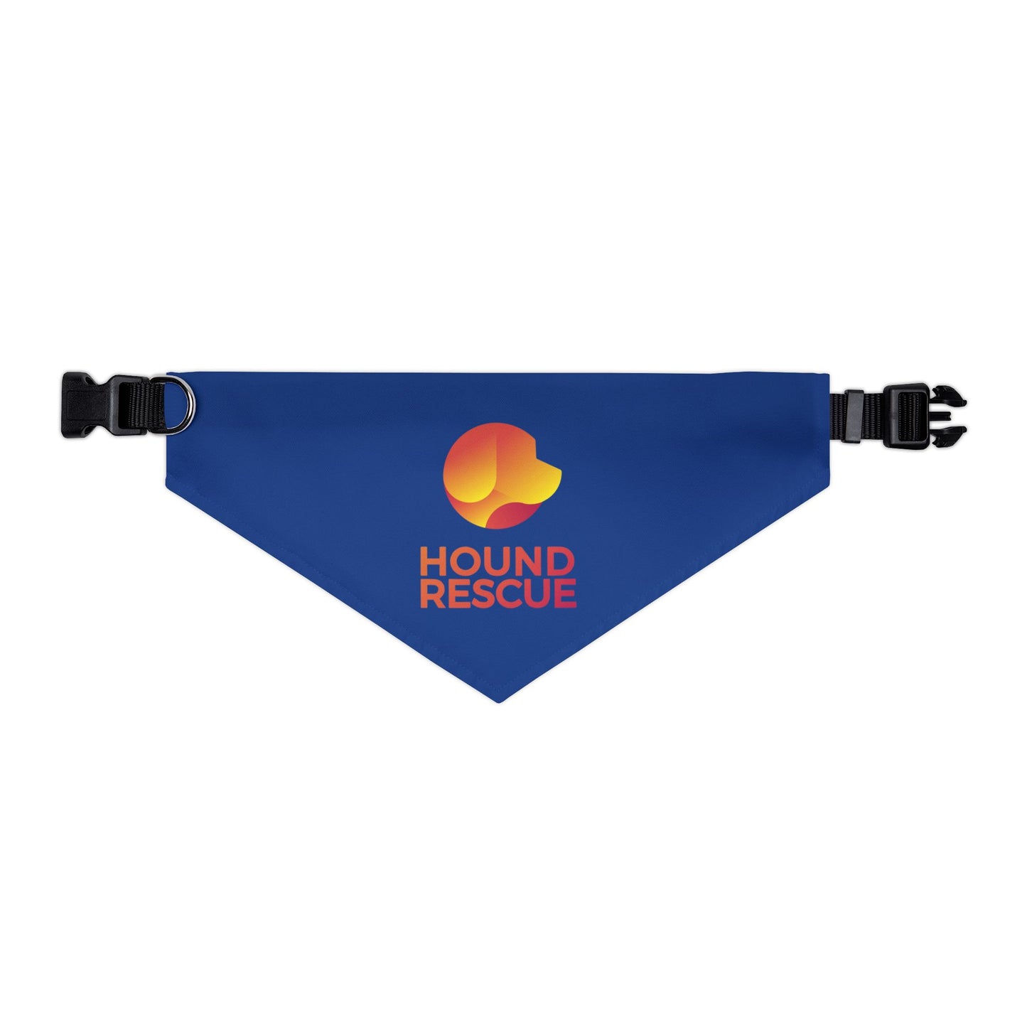 Hound Rescue Pet Bandana Collar (Royal Blue)