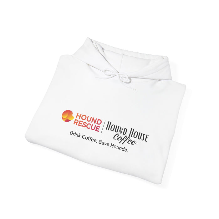 Hound Rescue X Hound House Coffee Unisex Heavy Blend™ Hooded Sweatshirt