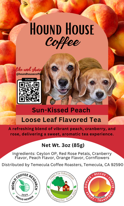 Sun-Kissed Peach Loose Leaf Flavored Tea