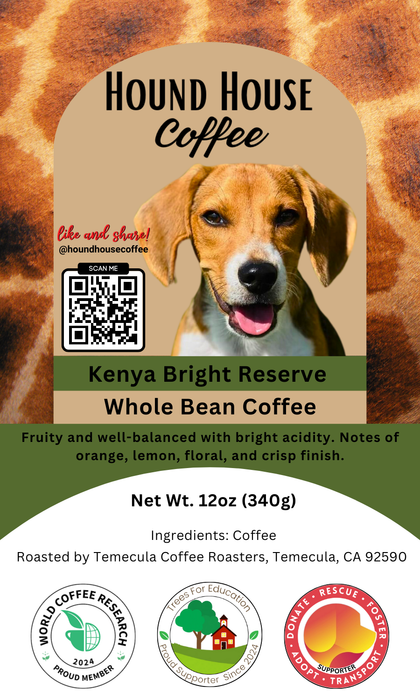 Kenya Bright Reserve  (Kenya) (Medium-Light)