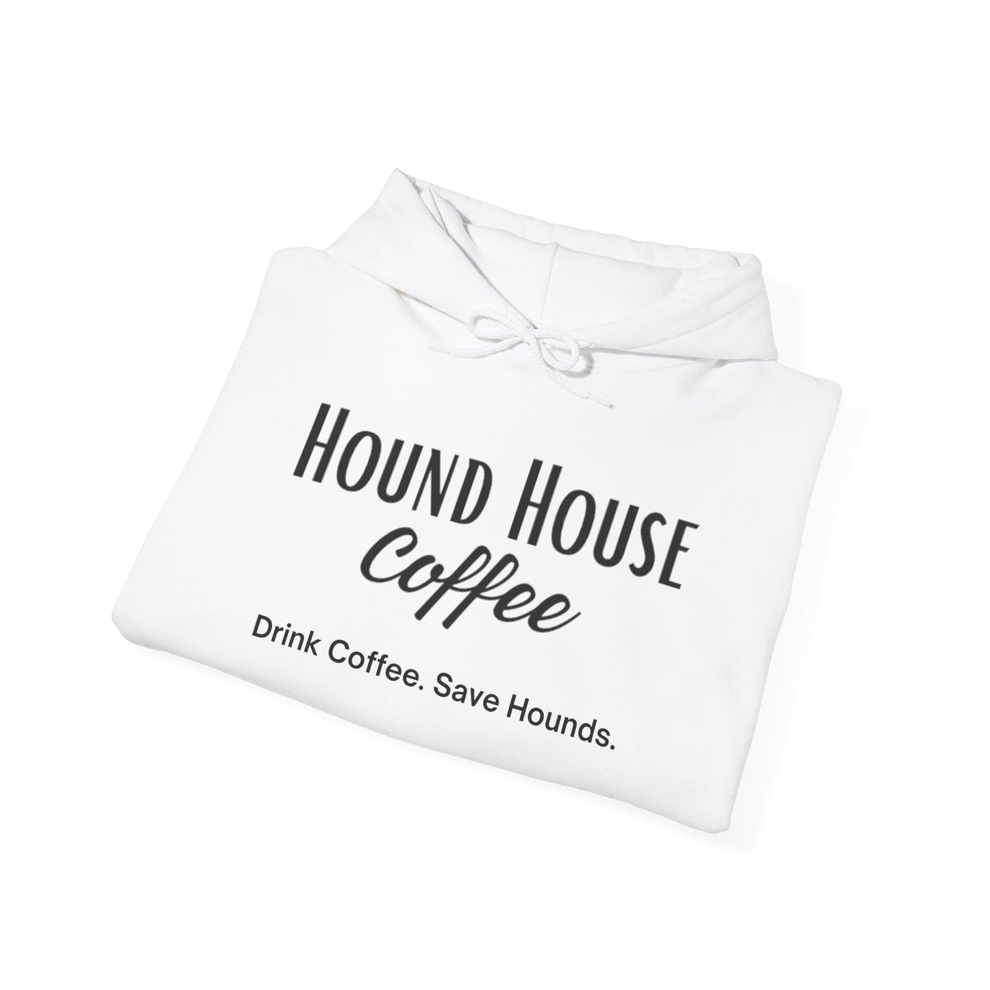 Hound House Coffee Unisex Hooded Sweatshirt: Cozy Up and Show Your Love for Hounds