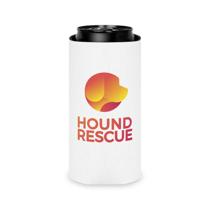 Hound Rescue Can Cooler (White)