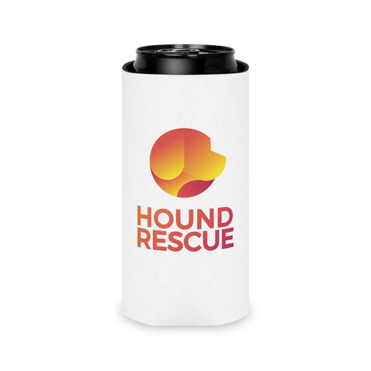 Hound Rescue Can Cooler (White)