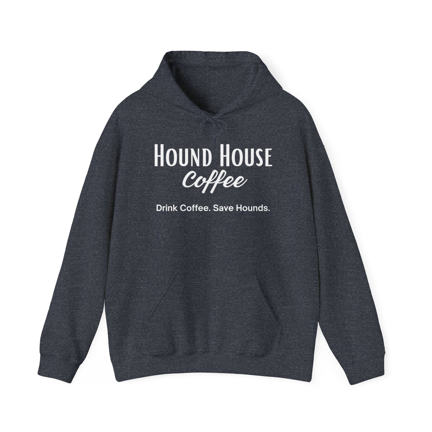 Hound House Coffee Unisex Hooded Sweatshirt: Cozy Up and Show Your Love for Hounds