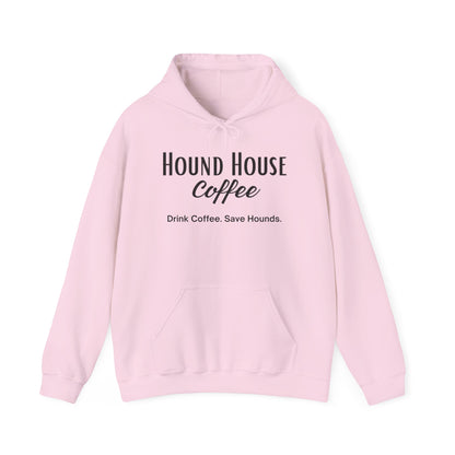 Hound House Coffee Unisex Hooded Sweatshirt: Cozy Up and Show Your Love for Hounds