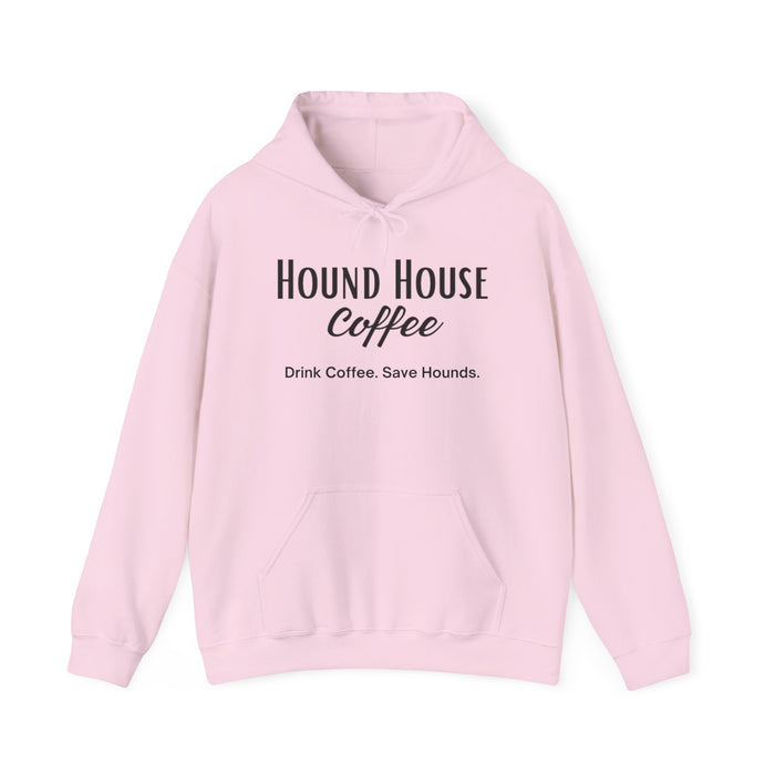Hound House Coffee Unisex Hooded Sweatshirt: Cozy Up and Show Your Love for Hounds