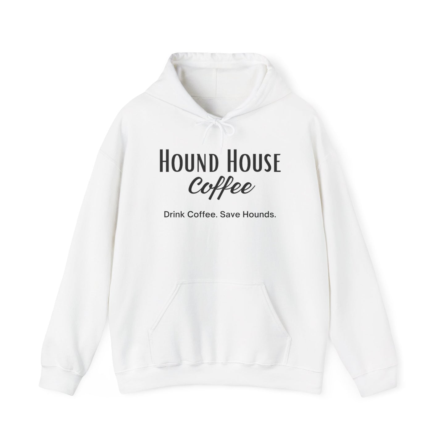 Hound House Coffee Unisex Hooded Sweatshirt: Cozy Up and Show Your Love for Hounds