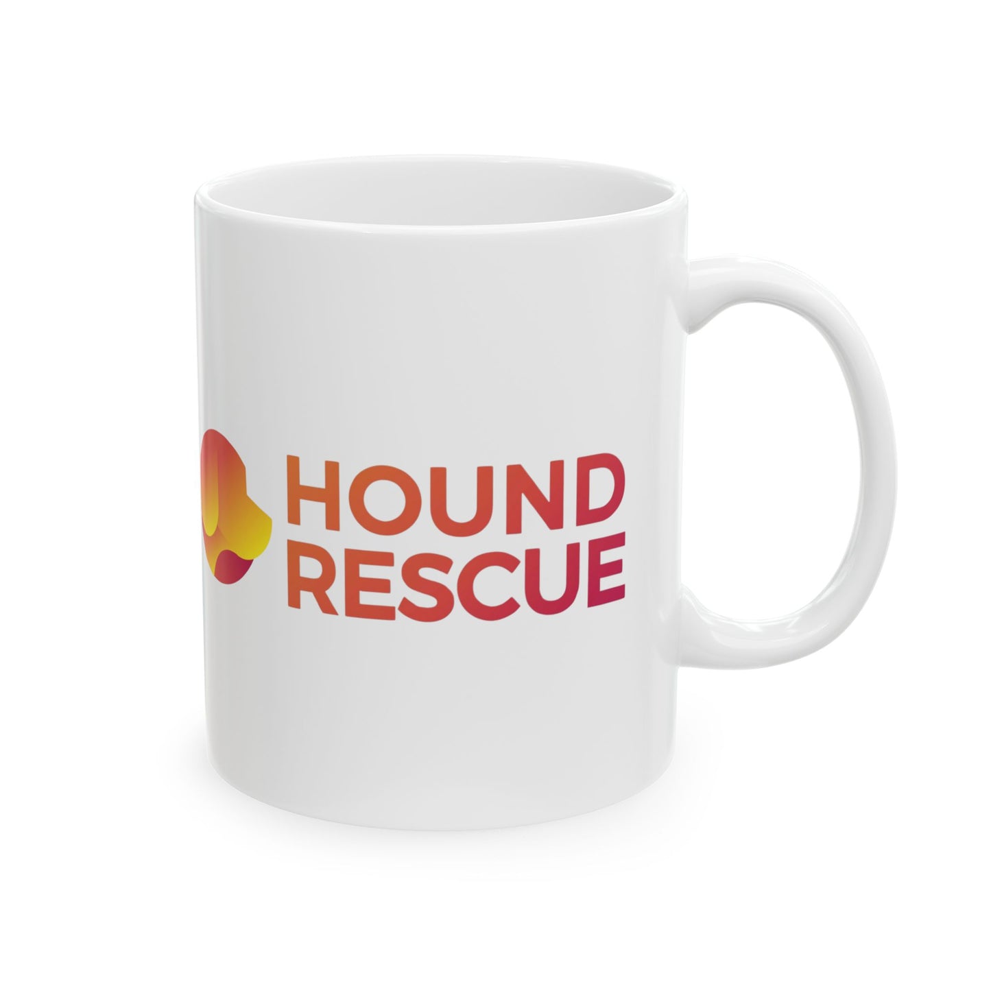 Hound Rescue Ceramic Mug, (11oz)