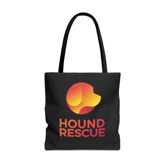 Hound Rescue Tote Bag (Black)