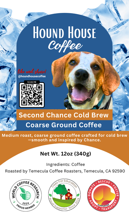 Second Chance Cold Brew (Coarse Ground) (Medium Roast) (Crafted for Cold Brew)